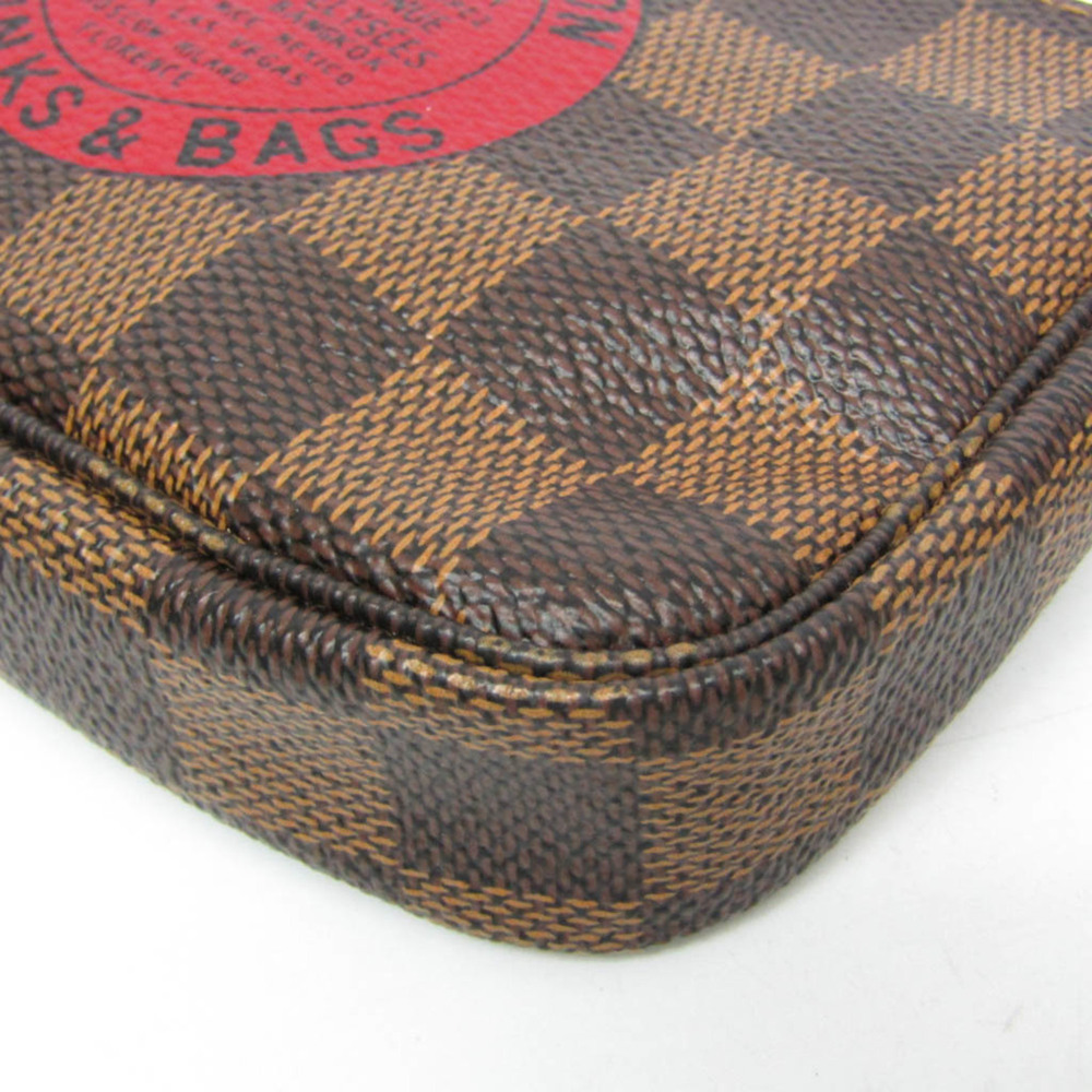 LOUIS VUITTON Brown Damier Pochette Mini Bag - Picture 4 of 10